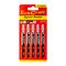 TORK CRAFT T-shank Jigsaw Blade Fast Cut For Wood 4mm 6tpi 5pc